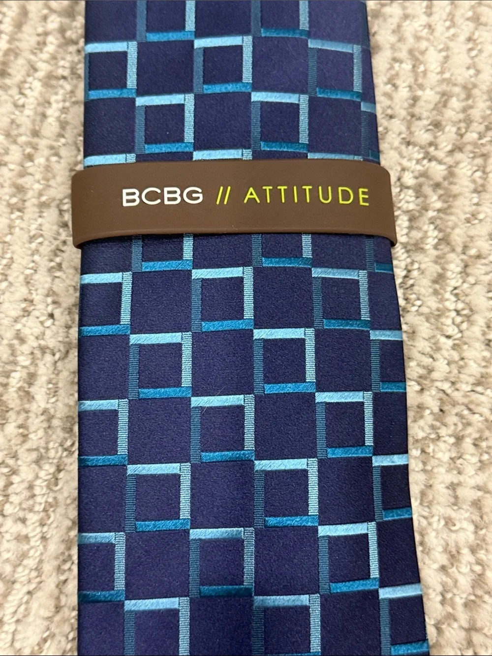 BCBG Geometric Silk Tie